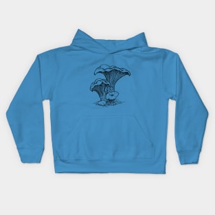 Chanterelle Mushroom Kids Hoodie